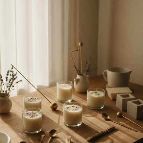 logo velas aromáticas de soja simple minimalista dorado (10)